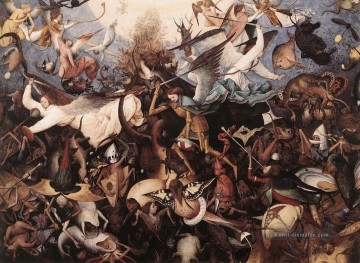  renaissance - der Fall der Rebellen Engel Flämisch Renaissance Bauer Pieter Bruegel der Ältere